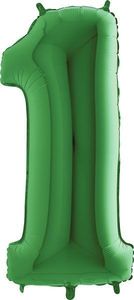 40IN GREEN NUMBER 1 FOIL BALLOON