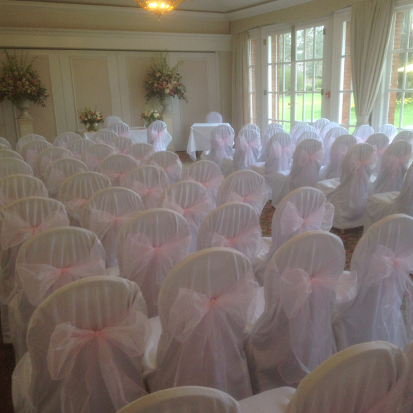 Chair cover hire weddings Hampshire